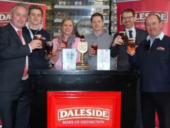 Pictured at a previous Oatlands Fest are, from left, Matthew Stamford of Verity Frearson, a Daleside representative, PTA Chair Kathy Abbs, co-organiser John Lister, Partner at Irwin mitchell solicitors Sion Kingston and Vincent Staunton of Daleside.