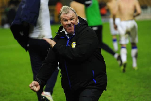 STRONG FINISH: Leeds United head coach, Steve Evans.
 Picture: Jonathan Gawthorpe