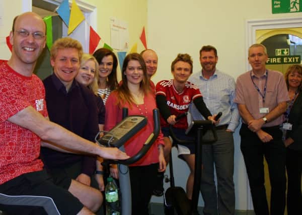 North Yorkshire County Council staff took part in a bike-a-thon earlier this week. What are you doing for Sport Relief?