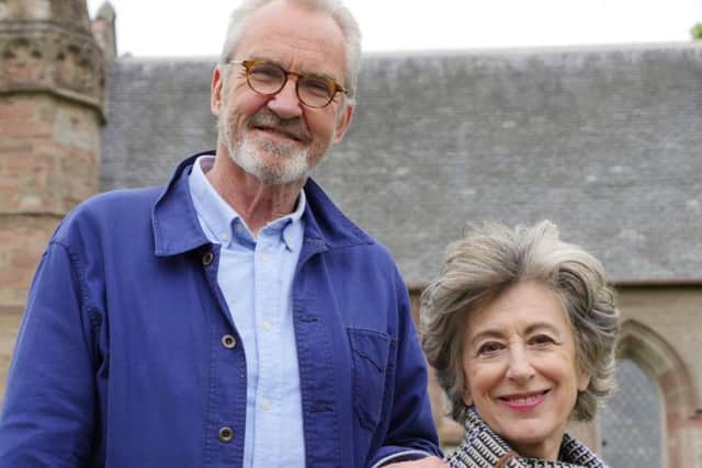 More4s Discovering Britain hosts Larry Lamb and Maureen Lipman who are visiting Harrogate.