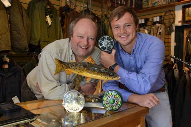 Shaun Benzon (right) and Tim Brown of finalist The Fly Reel Company. (S)