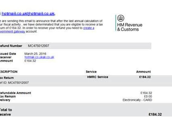 The HMRC Scam email.