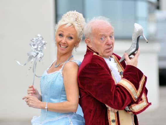 The late magician and entertainer Paul Daniels with his wife Debbie McGee.
