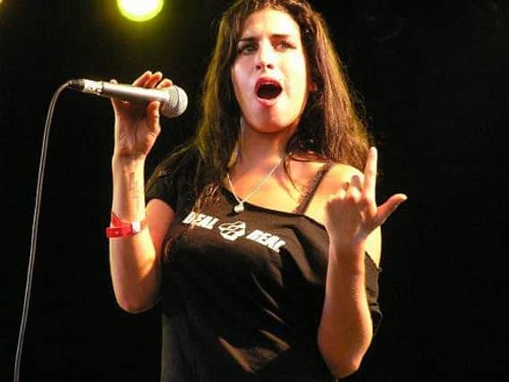 Amy Winehouse pictured in the year she performed in Harrogate.