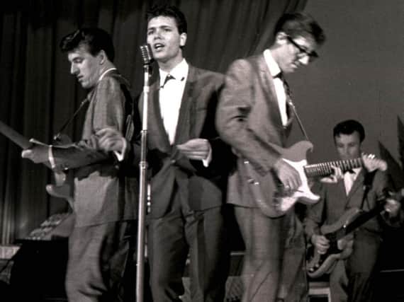 Cliff Richard and the Shadows on stage at the Royal Hall. (Picture by Mike Wilson)
