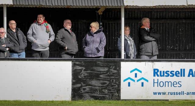 The Harrogate Railway supporters have endured a painful season following the club but have kept the faith in manager Lee Ashforth (Photo: Caught Light Photography)
