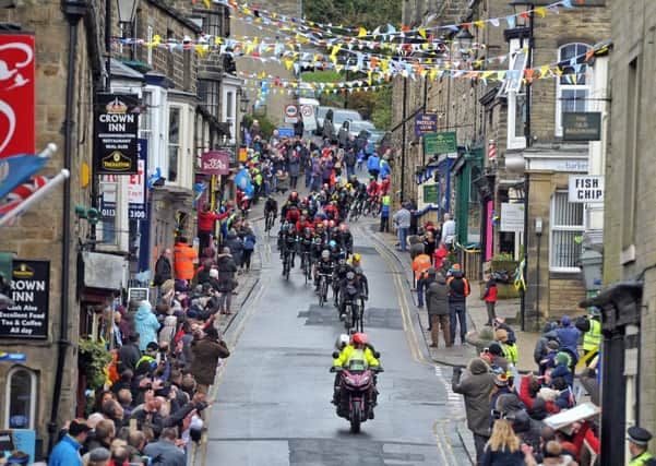The Tour de Yorkshire passes through Pateley Bridge on stage one. Picture Tony Johnson