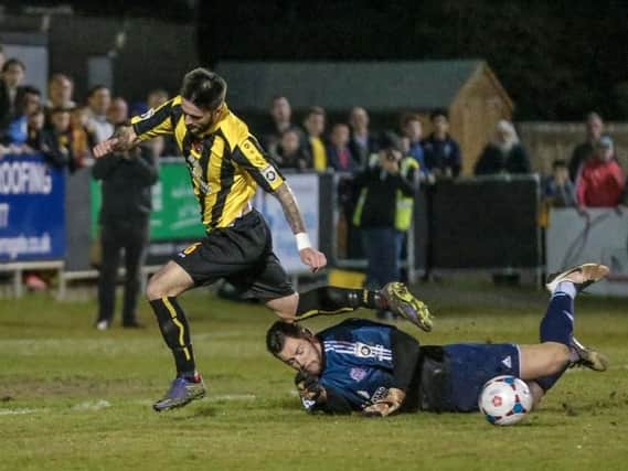 Harrogate Town were frustrated in front of goal by a stubborn away side (Photo: Caught Light Photography)