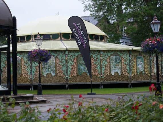 Harrogate International Festivals' magical Spiegeltent.