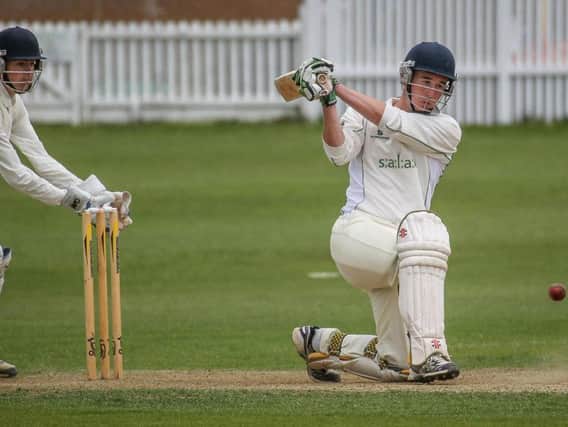 George Ross bludgeoned 80 not out to guide Harrogate into the T20 Finals Day (Photo: Caught Light Photography)