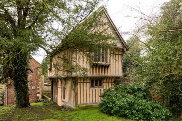 Bolton Percy Gatehouse near Tadcaster has been put up for sale. The fully-restored Grade II* listed timber-framed building dates from the 1400s and originally formed the entrance of the village rectory and a courtyard of medieval buildings.
