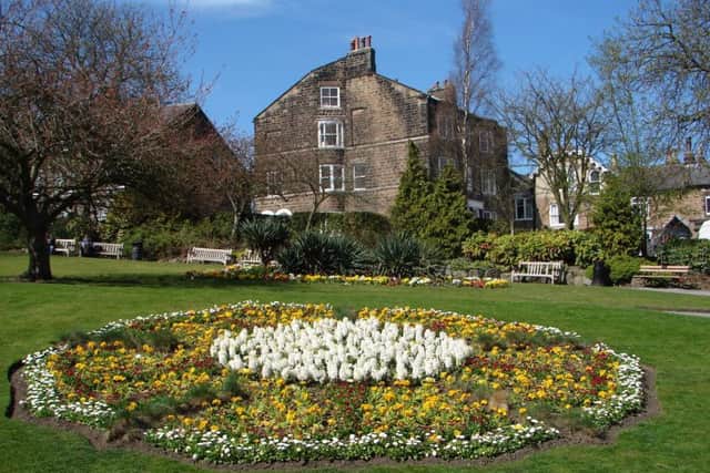 A Flower bed at valley gardens.