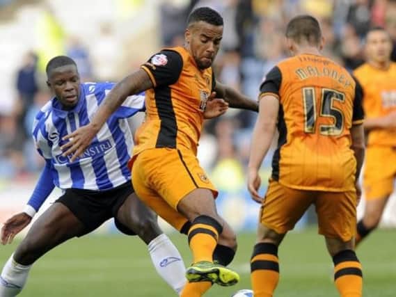 Action from Hull v Wednesday earlier this season