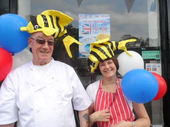 Colin and Janet Kaye, managers of Bondgate Fisheries in Ripon, will be raising money for charity on National Fish & Chip Day tomorrow. (S)