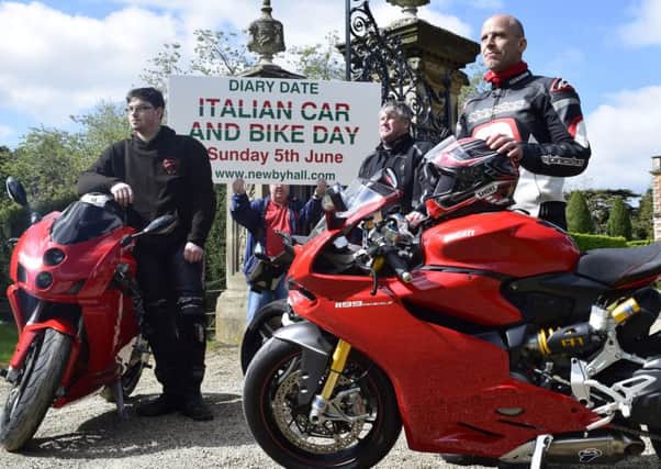The inaugural Italian Cars and Bikes will take place at Newby Hall and Gardens, near Ripon.