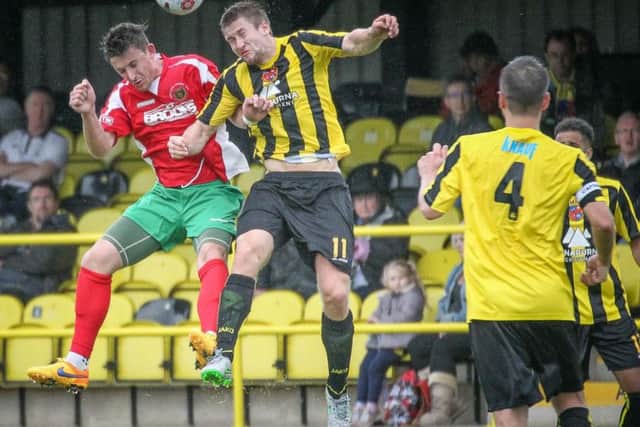 Louie Swain has played for both Harrogate Town and Harrogate Railway over the last few years (Photo: Caught Light Photography)