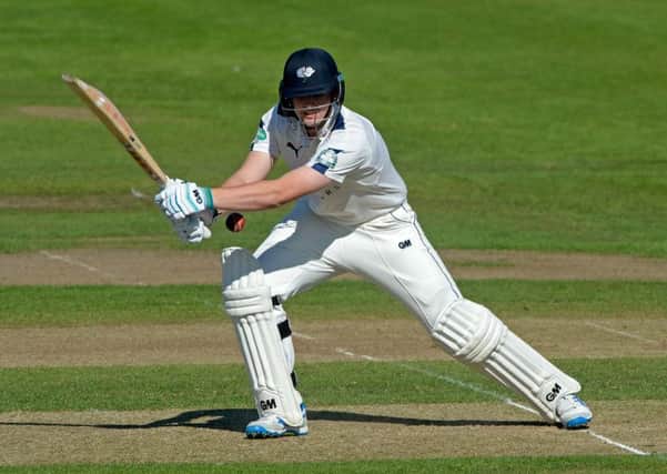Yorkshire opener Alex Lees
