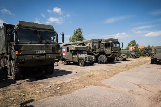 Part of the multi-national exercise in Poland.