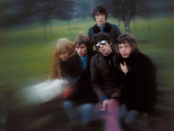From The Rolling Stones, 'Between The Buttons' photoshoot, Primrose Hill, 1966. By Gered Mankowitz.