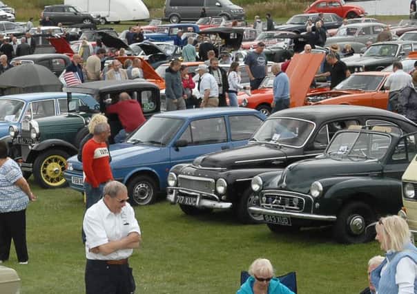 Classic Car Gathering at Ripon Racecourse on Sunday, July 24.