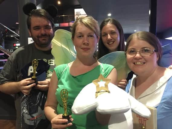 Cineworld Sheffield Disney Quiz champs 2016 - John Youle, 33; primary school assistantAbigail Screaton, 32, sales assistants Deborah Vaughan, 29, and Sarah Youle, 32.