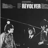 1966 nostalgia - Part of the back cover of The Beatles' album Revolver.