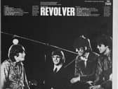1966 nostalgia - Part of the back cover of The Beatles' album Revolver.