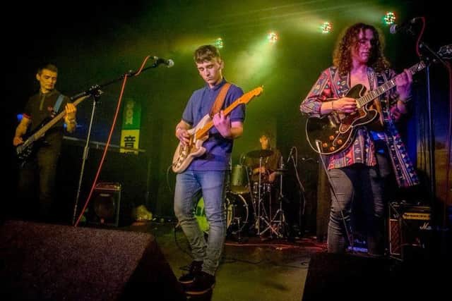 Sundance - one of five home-grown bands supporting tribute acts at Doncaster Fake Festival.