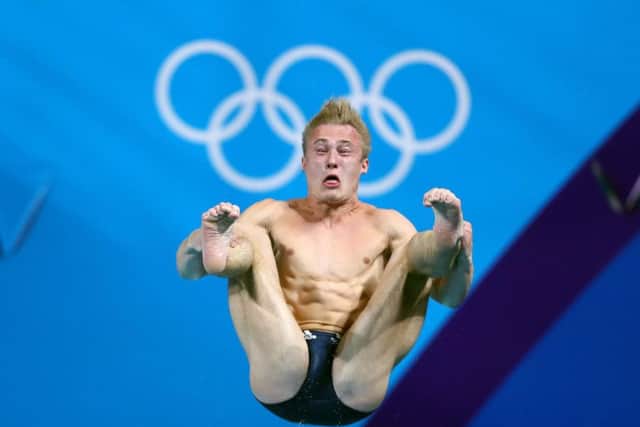Jack Laugher scored 523.80 to finish behind Cao Yuan of China (PA)