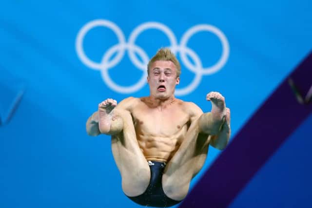 Jack Laugher scored 523.80 to finish behind Cao Yuan of China (PA)