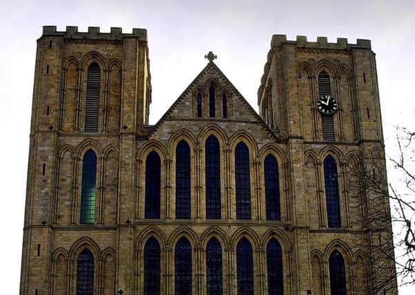 We at Ripon Cathedral were delighted to receive Â£354,000 for stone repairs (do you remember the new gargoyles?) and Â£31,000 for window repairs from the Chancellors Â£20 million fund.
