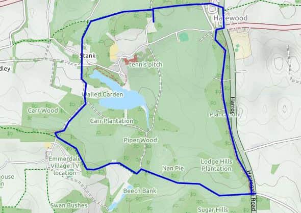 A map of the route. This week's walk is courtesy of the Walking Englishman