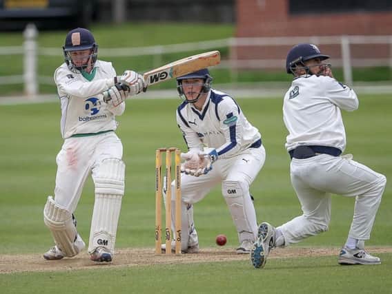 Jonny Tattersall batting against Yorkshire Academy (Photo: Caught Light Photography)
