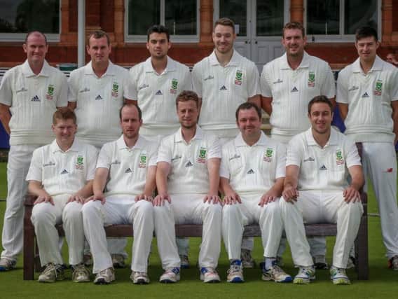 The Sessay squad prior to the start of the match (Photo: Caught Light Photography)