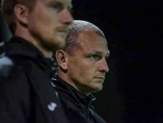 Harrogate Railway manager Lee Ashforth, right, has been in charge at Station View for 16 months (Photo: Caught Light Photography)