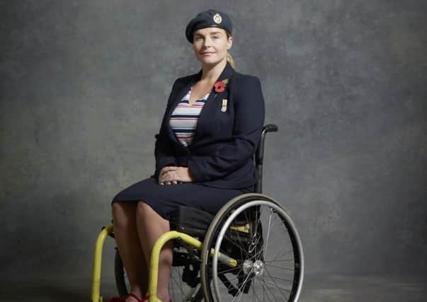 Anna Pollock, who is starring on a new Royal British Legion fundraising campaign.
