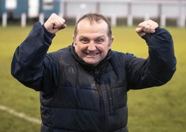 Tadcaster Albion boss Billy Miller was left a happy man after his side staged a dramatic late fightback at Ramsbottom United