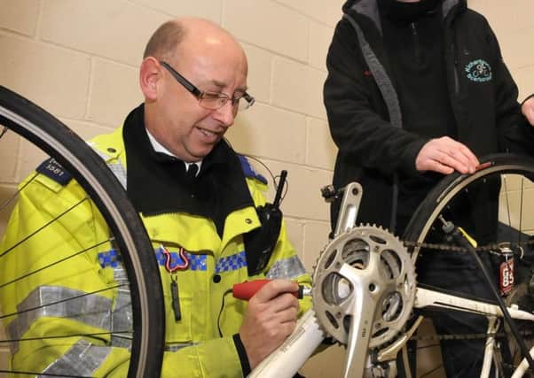 You can arrange to have your bike and other equipment security marked by the police. This enables us to return stolen items to their rightful owner much more quickly.