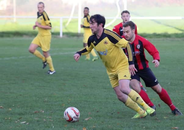 Colin Heath netted four goals for Knaresborough Town as they won at Campion. Picture: Craig Dinsdale