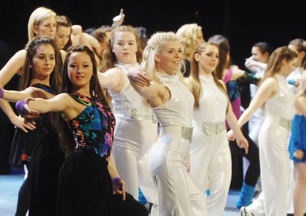 Members of The Katrina Hughes School of Dance in a previous production.