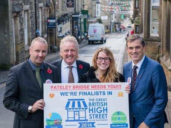 Julian Smith MP, right, with Nidderdale Chamber of Trades Tim Ledbetter, Keith Tordoff and Kirsty Shepherd.