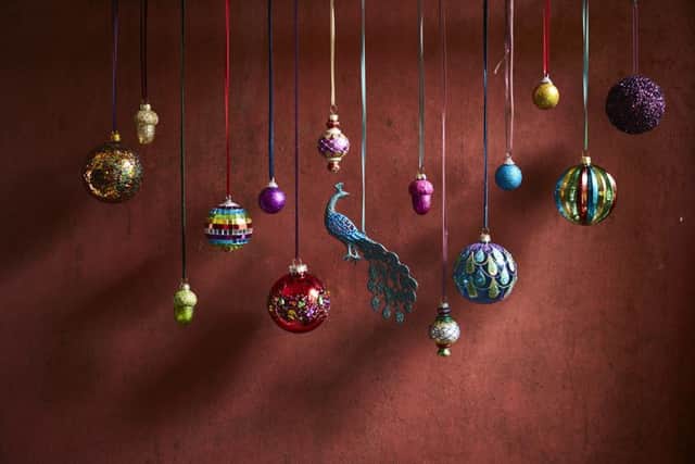 Baubles from Â£2.50 each from The National Trust, shop.nationaltrust.org.uk