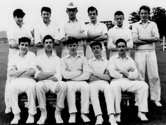 Harrogate Junior League XI 1961. Back row L-R: Ian McCulloch, Geoff Greenswood, Ian Winchester, Howard Crabtree, Rod Ford and Stan Owram.
Front row: Martin Smith, Roy Bentley, David Gill, Charlie Dodsworth and Harry Crabb