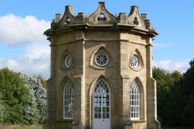 The Temple at Bramham Park is based on Langleys plate of a Gothic Temple. (Copyright - David Winpenny)