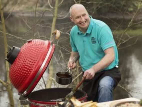 Top barbecue chef Andy Annat.