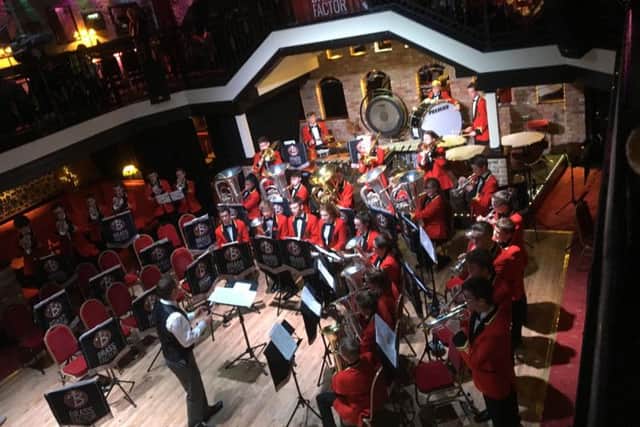 Tewit Youth Band takes to the stage