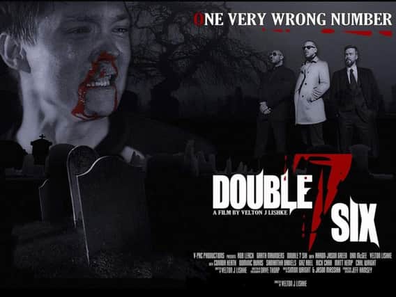 The poster for Velton Lishkes new action thriller Double 7-6.