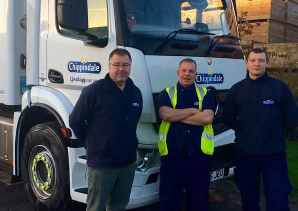 Chippindale Foods in Flaxby will soon have a full fleet of low emission vehicles says transport manager Sean Sanderson (pictured left). (S)