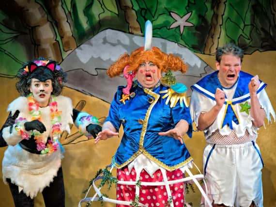 Harrogate Theatre panto legend Tim Stedman, right, is back for an incredible 17th year.