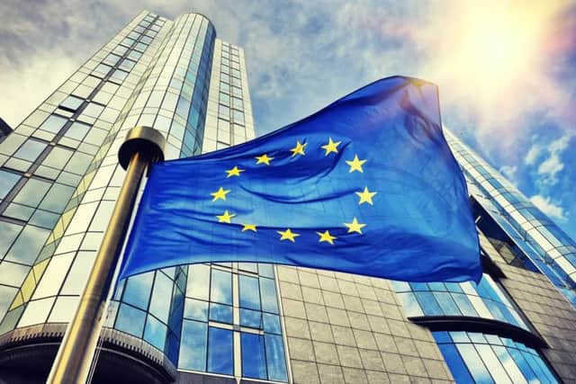 An EU flag